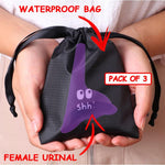 Reusable Waterproof Bag For Female Urinal (Pack of 3)