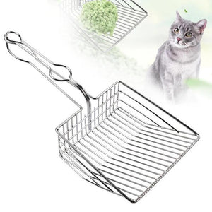 LITTER SCOOPER Stainless Steel Saves Time & Reduces Dust