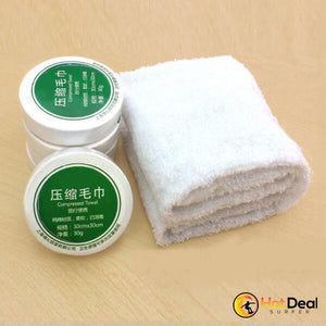 New Space Saving Cotton Hotels Camping Trip Practical Easy Carry Portable Towels Essential Travel Use Magic Compressed Towel