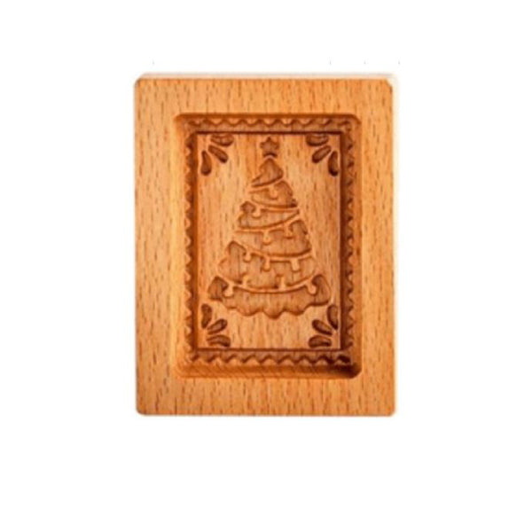 🎄Early Christmas Sale 50% OFF🎅Wood Patterned Cookie Cutter - Embossing Mold For Cookies