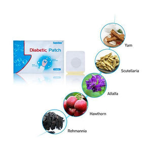 Diabetic Patch Stabilizes Blood Sugar Balance Glucose Content Natural Herbs Diabetes Plaster