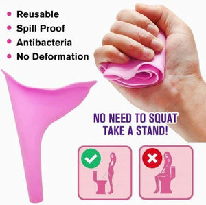 Plus Protections™️ Squat-Free Female Urinal (Pack of 3)