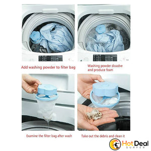 Laundry Lint and Pet Fur Remover Catcher Filtering Hair Removal  Washing Machine Filter Bag Remover Universal Net Decontamination Filter Laundry Bags