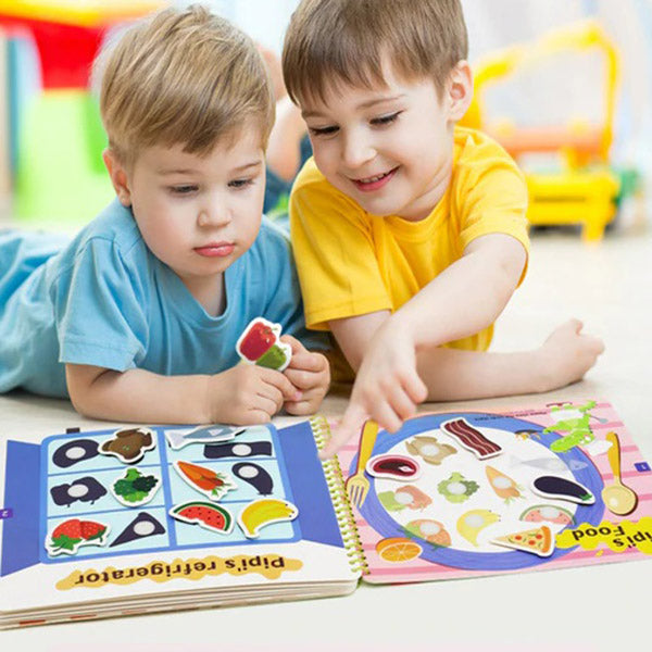 MONTESSORI BUSY BOOK FOR KIDS TO DEVELOP LEARNING SKILLS