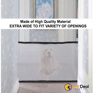 New Magic-Gate Dog Pet Fences Portable Folding Safe Guard Indoor and Outdoor Protection Safety Magic Gate For Dogs Cat Pet 2 Sizes Foldable