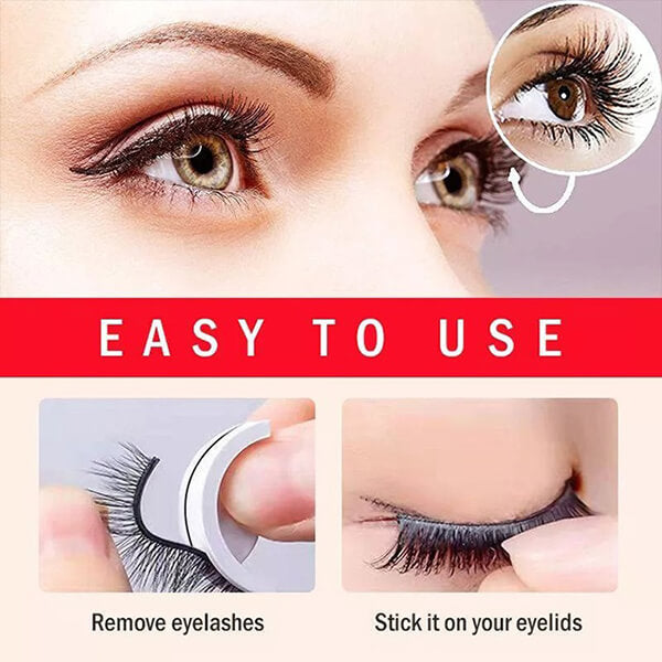 Natural Reusable Self-Adhesive Eyelashes