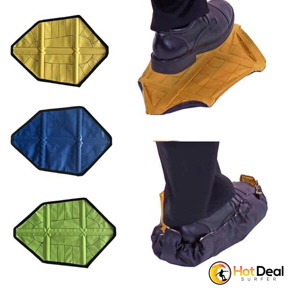 1 Pair Reusable Shoe Cover One Step Hands-free Sock Shoe Covers Durable Portable Automatic Shoe Organizers House Dust Cover