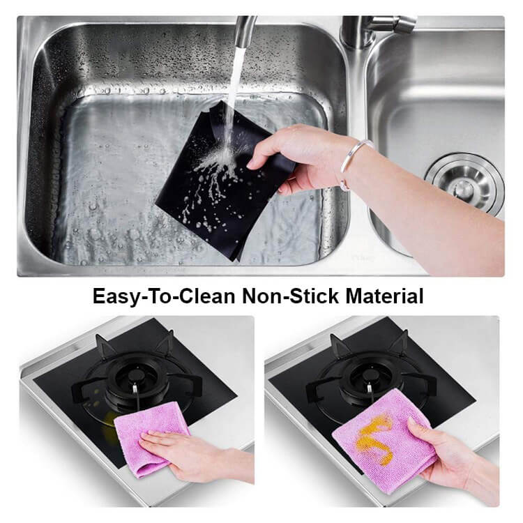  Gas Stove Protector Non Stick Cooker Cover Liner Clean Mat Kitchen Gas Stove Stovetop Protector Kitchen Accessories