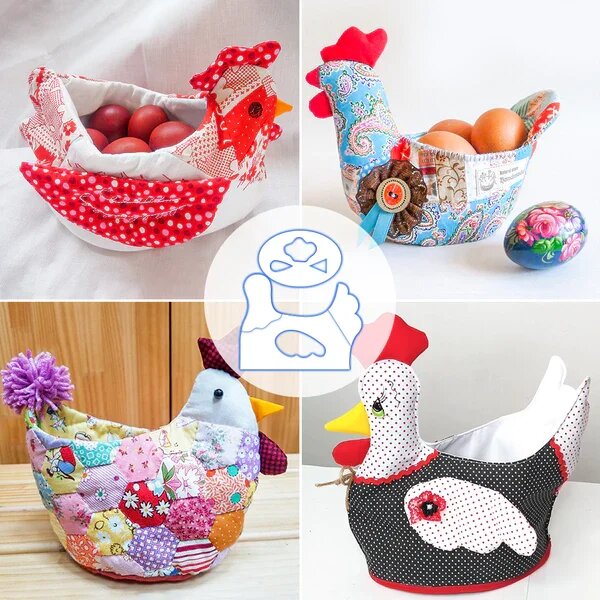 Cute Egg Basket Template Set - With Instructions