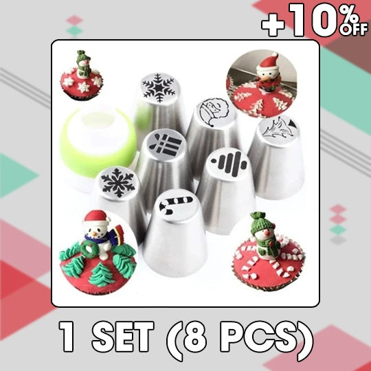(🌲Holiday Sale- 49% OFF🌲) Christmas Cake Nozzle Set