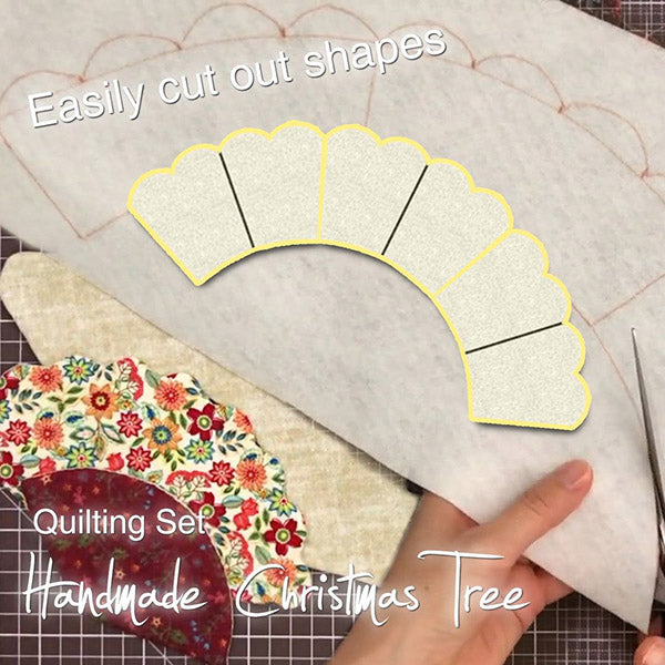 Handmade Christmas Tree Quilting Set—WITH TUTORIAL
